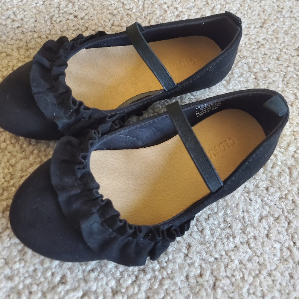 Old Navy Velour Toddler Dress Shoes Size 8